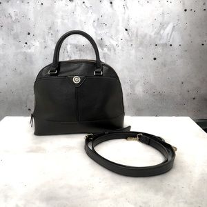 🚨50% OFF SALE 🚨 ANNE KLEIN Large Black Dome Crossbody Satchel